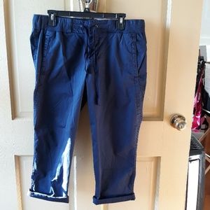 Brand new navy capri pants size 13/14.
